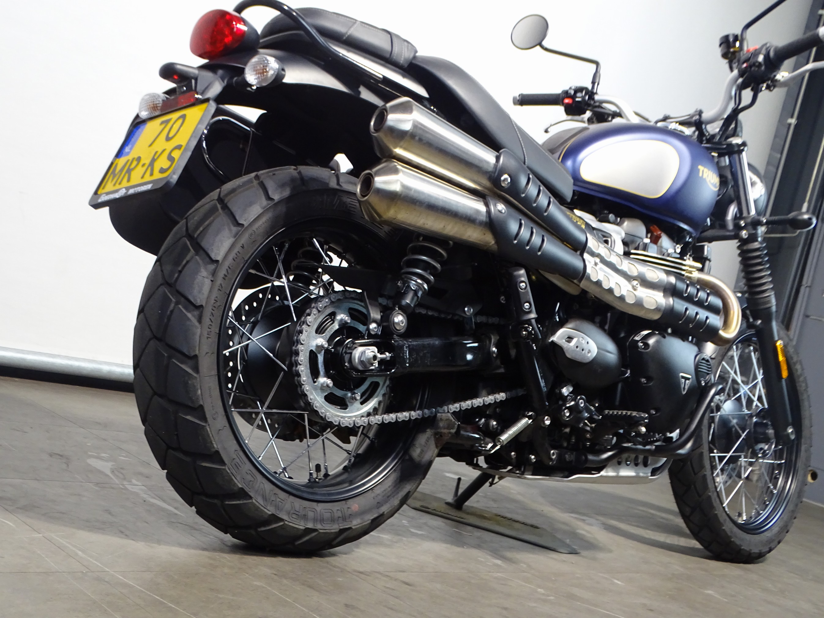 TRIUMPH STREET SCRAMBLER GOLD LINE