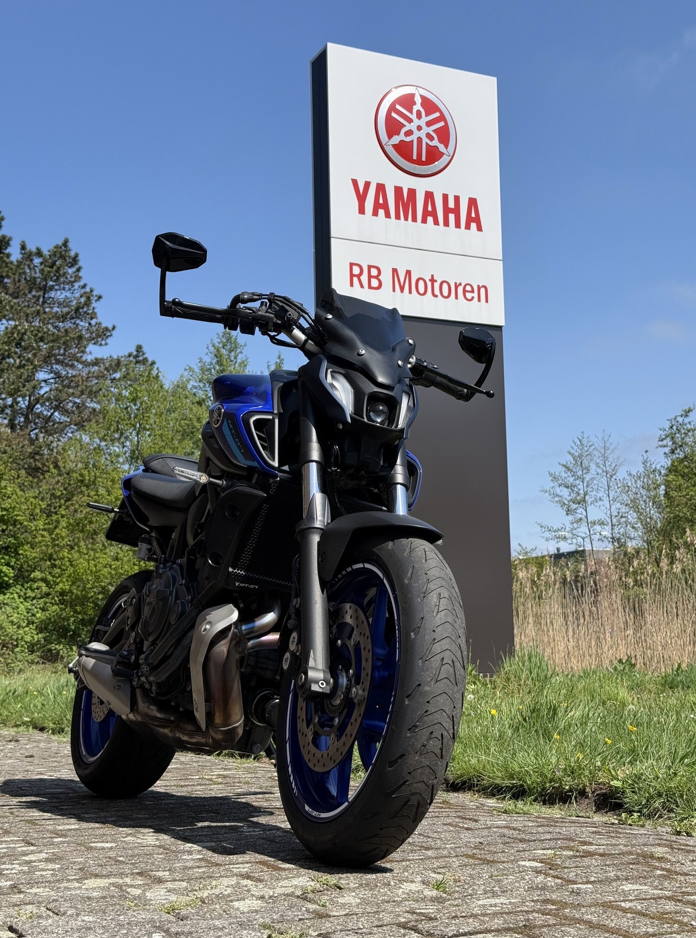 YAMAHA MT 07 MT07 2022 - Met Slechts