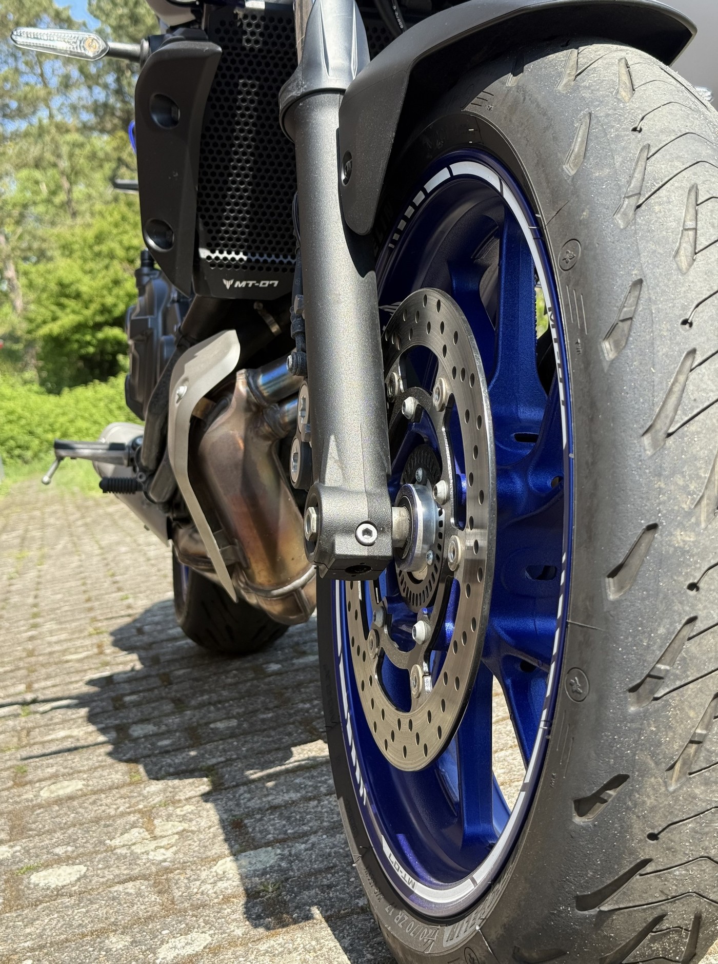 YAMAHA MT 07 MT07 2022 - Met Slechts
