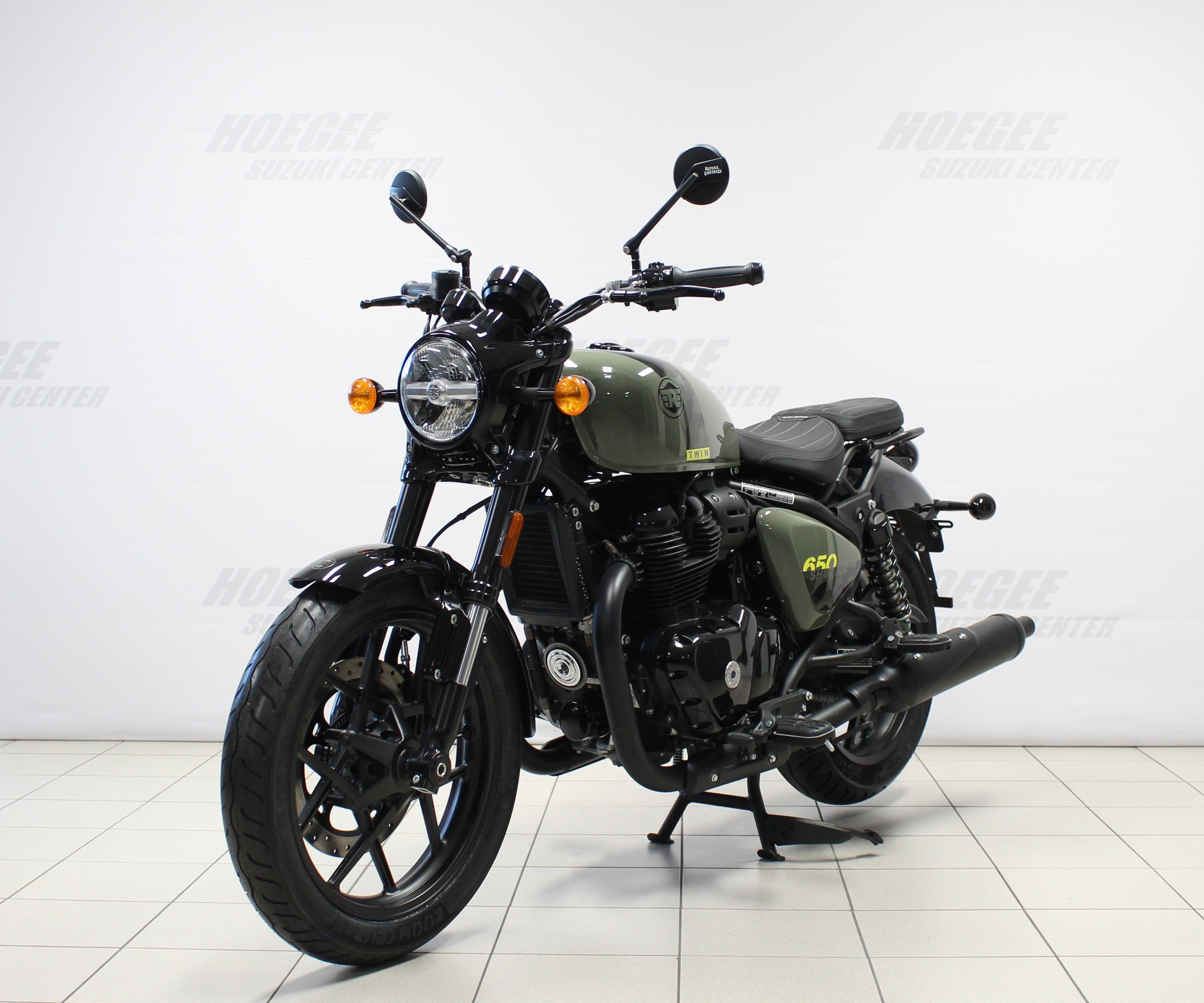 ROYAL-ENFIELD Shotgun 650 Green Drill Plasma