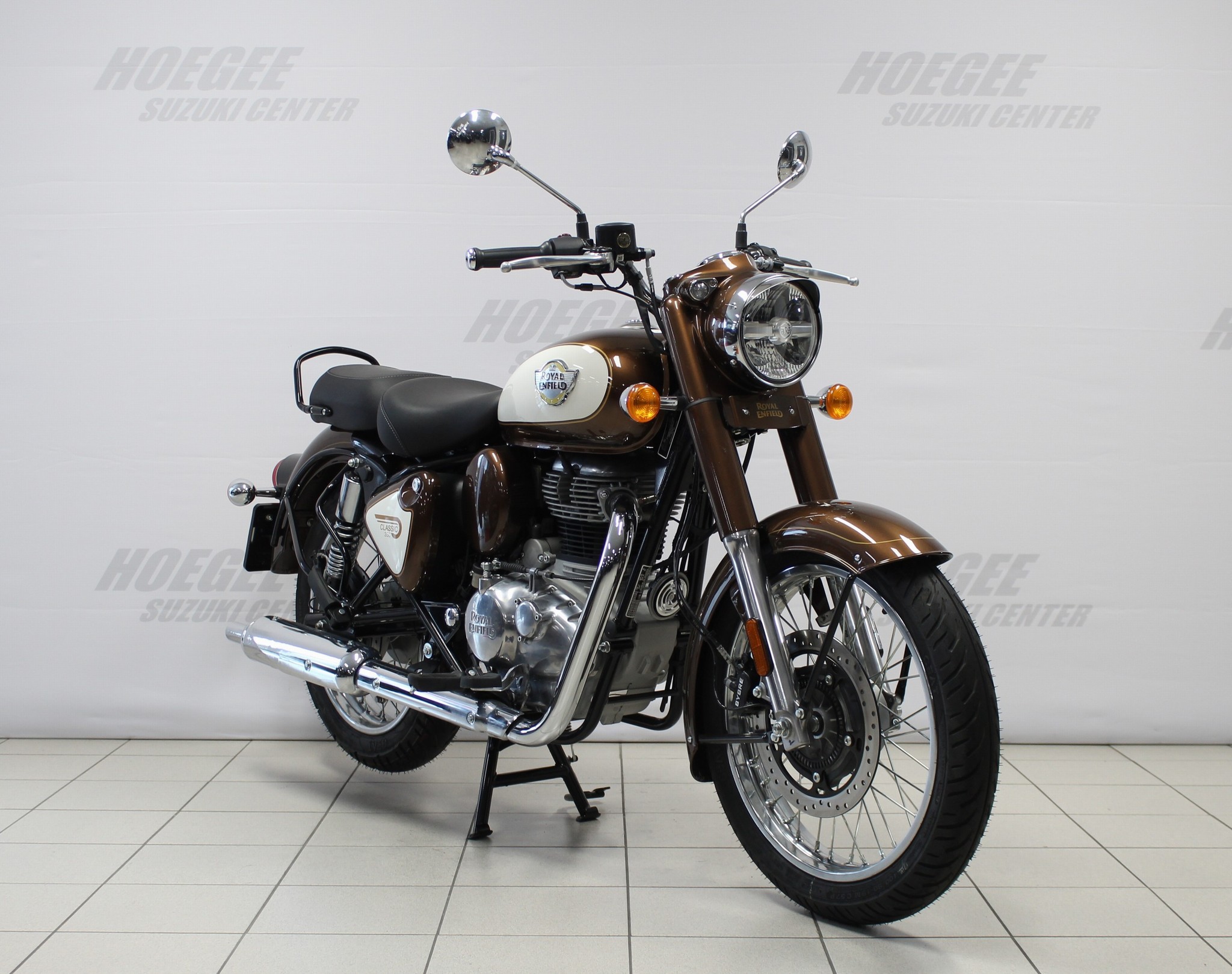 ROYAL-ENFIELD Classic 350 Medalllion Brown