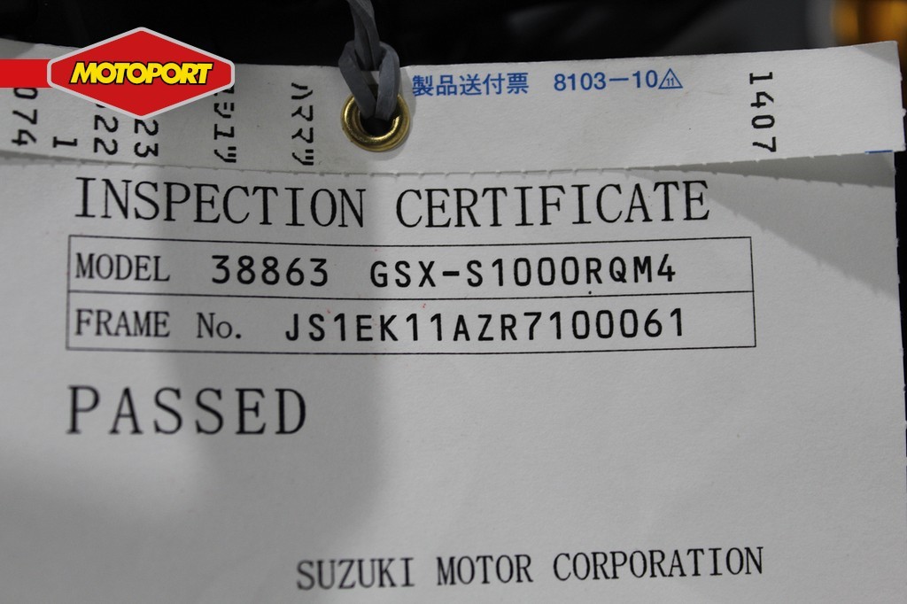 SUZUKI - GSX S 1000