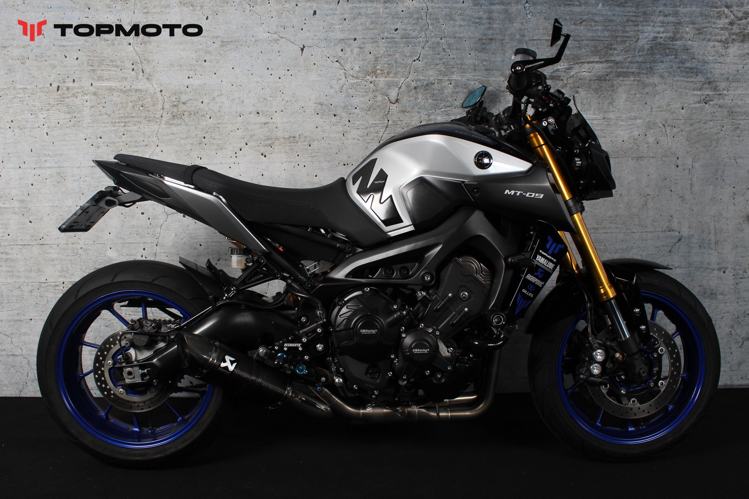 YAMAHA MT 09 SP ABS Akrapovic - rem-