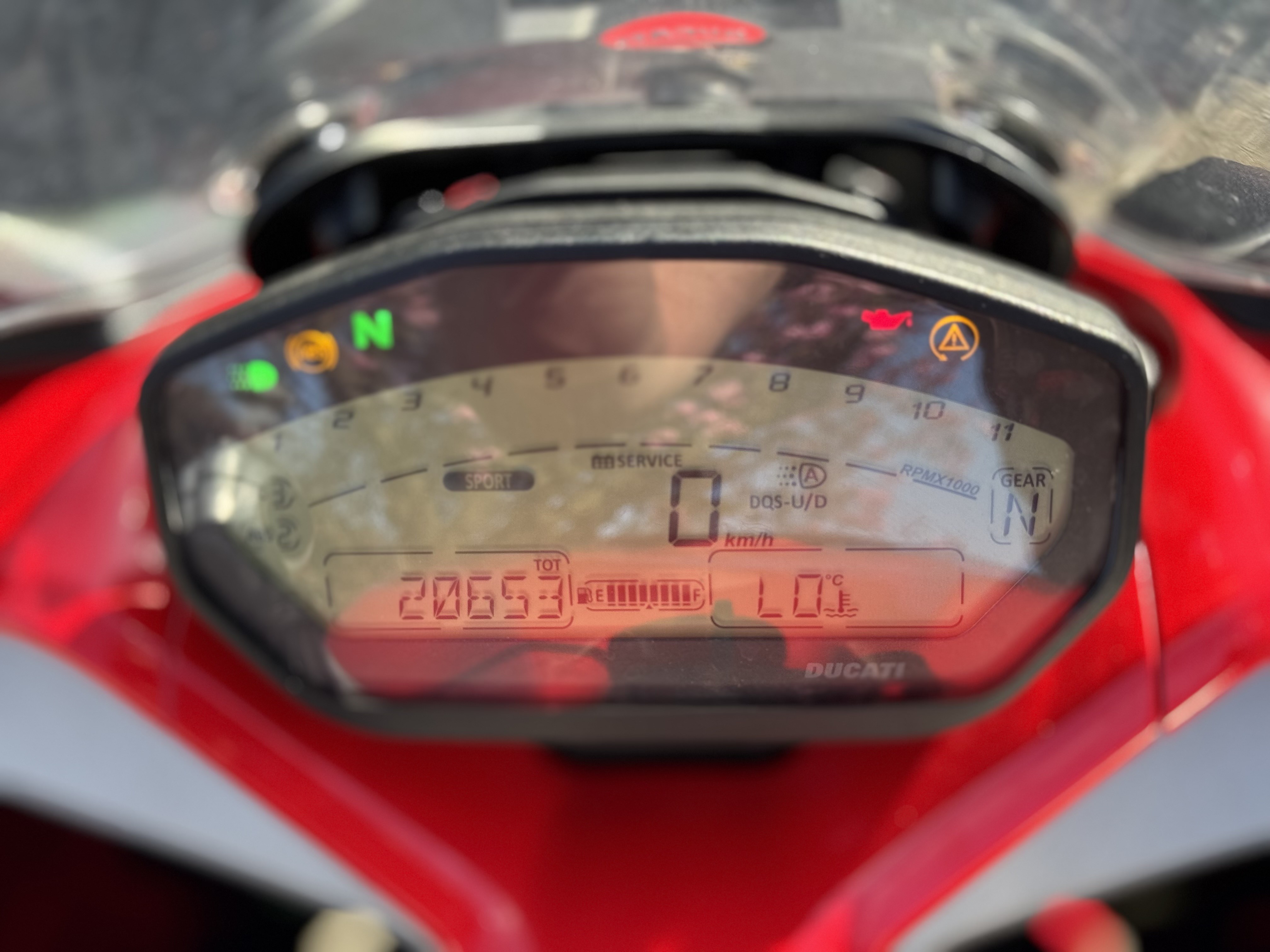 DUCATI Supersport S Rood