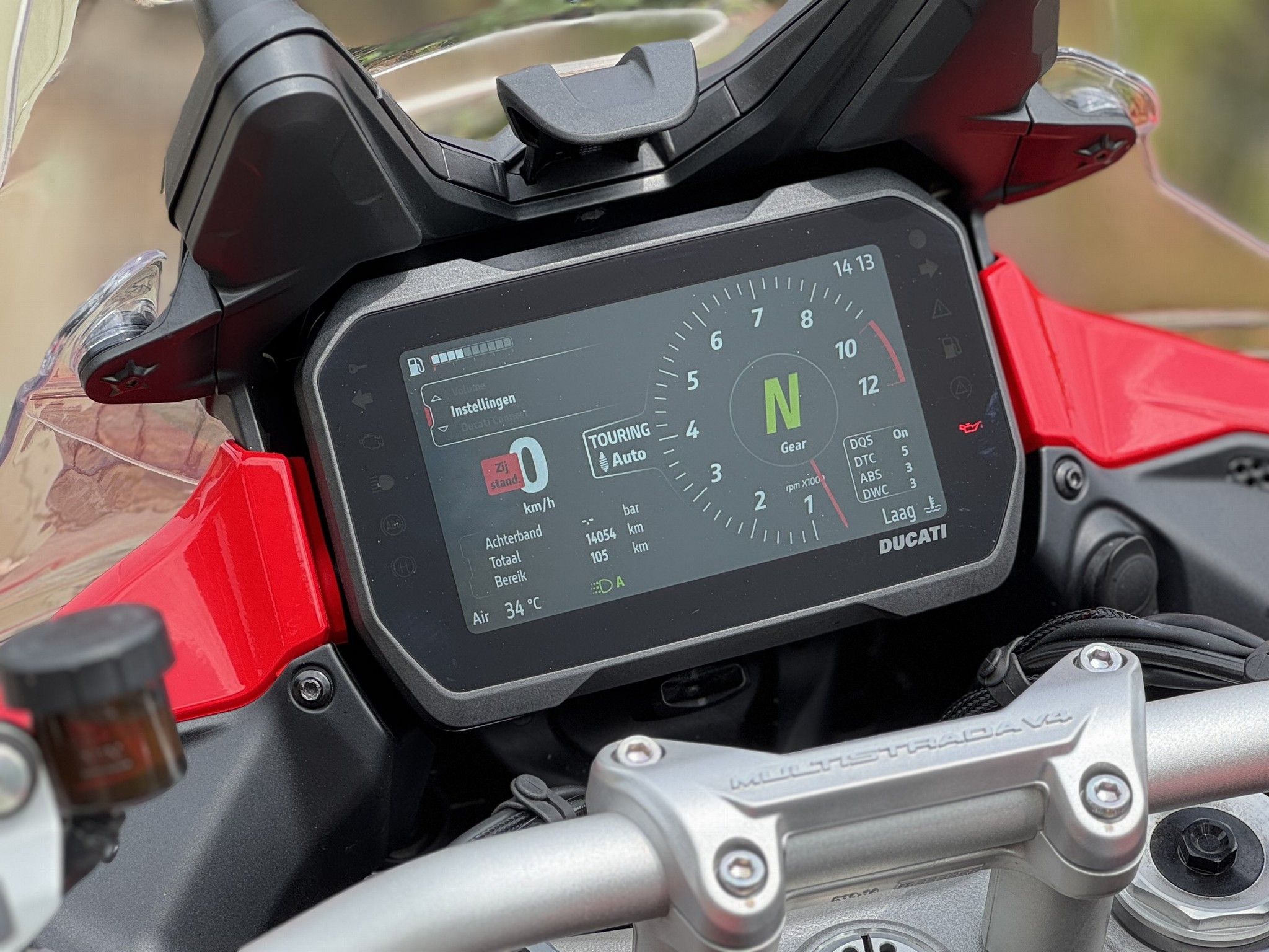 DUCATI Multistrada V4 S-Rader - Red