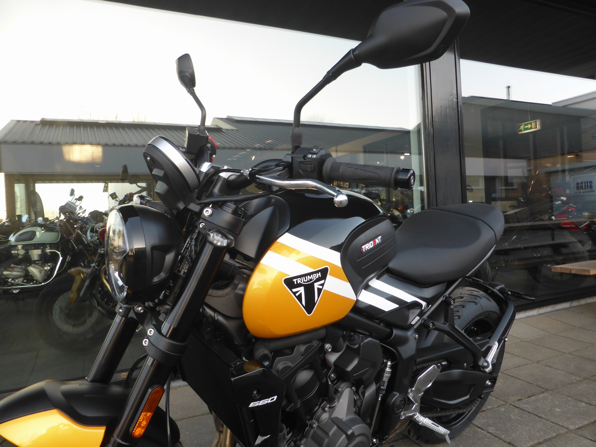 TRIUMPH - Trident 660 cruise control, sh