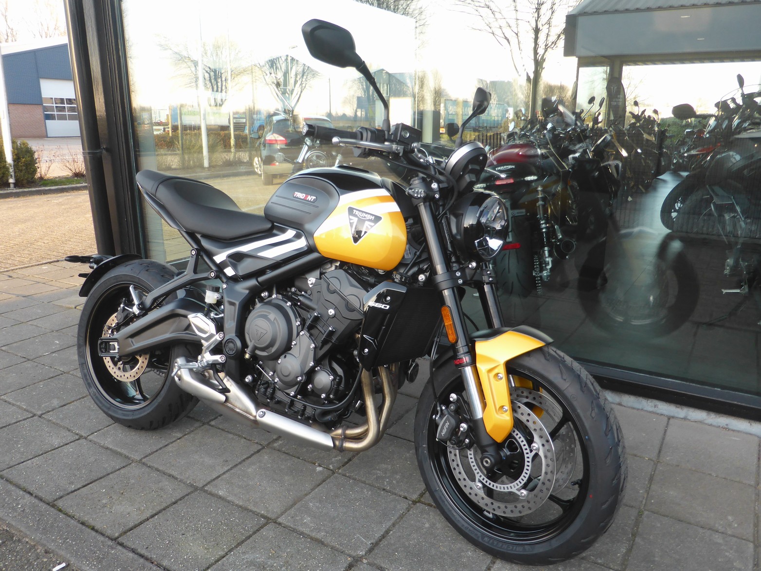 TRIUMPH - Trident 660 cruise control, sh