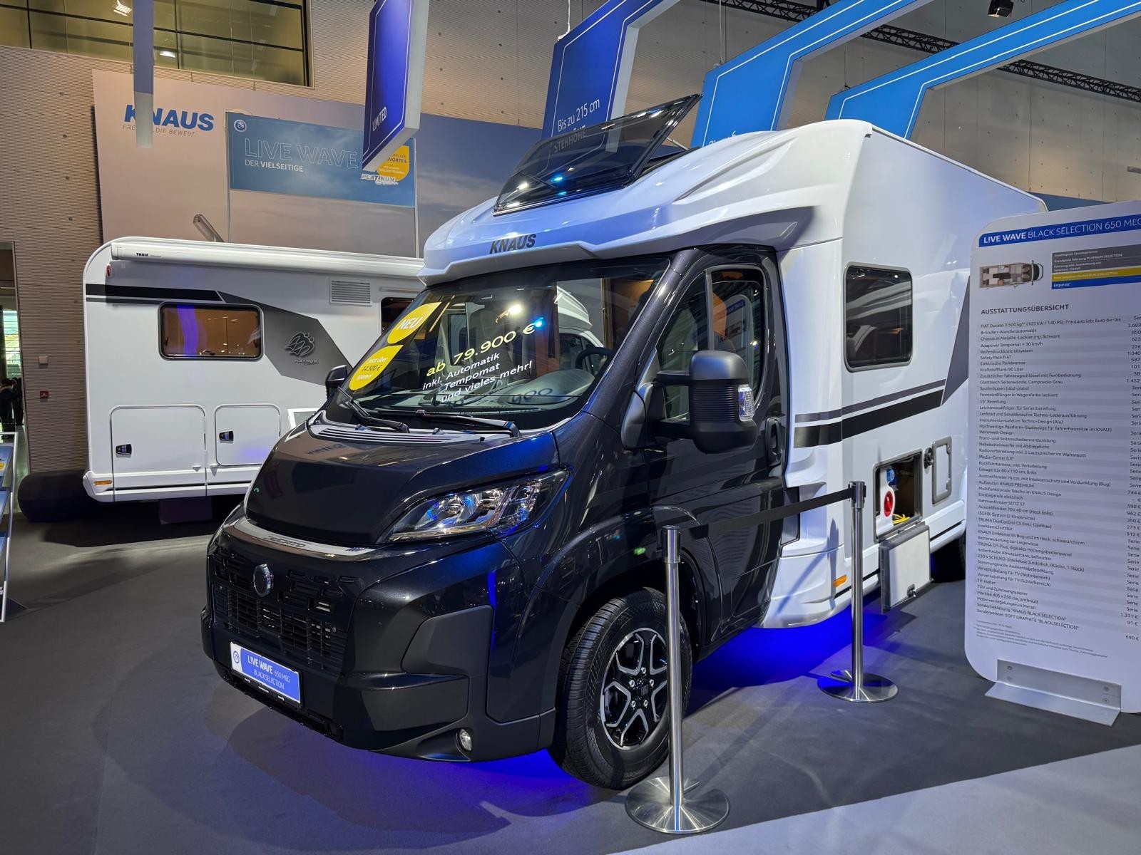 KNAUS Live Wave 650 MEG Black Select